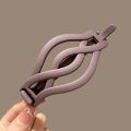 【Exclusive Offer】 Fahion imple Froted Ponytail Clip Duckbill Clip ide Broken Hair Bang Clip Headwear Top Clip Platic Hairgrip Twiter Clip Hair Acceorie Yao tore. 
