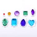 Self-adhesive Rhinestone Sticker Bling Craft Jewels Crystal Gem Stickers, Assorted Size, 5 Sheets (Multicolor 3). 