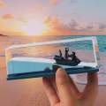 Unsinkable Black Pearl Pirate Ship Toy Cruise Ship Fluid Drift Bottle Sea Liquid Wave Boat Box Decoration For Car, Home And Office. 