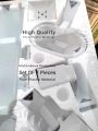 Plastic Bathroom Accessories Premium Quality 7 Pcs Set. 