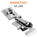 Binder foot for Snap On a sewing machine fits low-shank sewing machine models. 