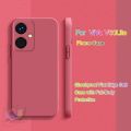 【Skimpy】For ViVo V60Lite Phone case Minimalist Stylish Pink Stain Resistant Matte Case Couple Protective Case. 