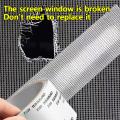 Window Screen Repair Tape Net Anti-Mosquito Repair Tape Repair Broken Hole Waterproof Patch Net Self-Adhesive Tape. 