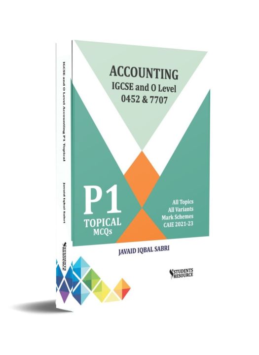 IGCSE & O Level Accounting 7707 Paper 1 Topical MCQs | 2005-2021 | 2021-2023 Syllabus