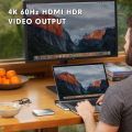 HyperDrive USB C Hub, Sanho Duo 7-in-2 USB-C Adapter. 