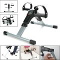 Foldable Mini Exercise Bike Pedal Exerciser – Under Desk Portable Cycle for Arm & Leg Workout – LCD Display – Home Gym, Therapy, Cardio & Strength Training. 