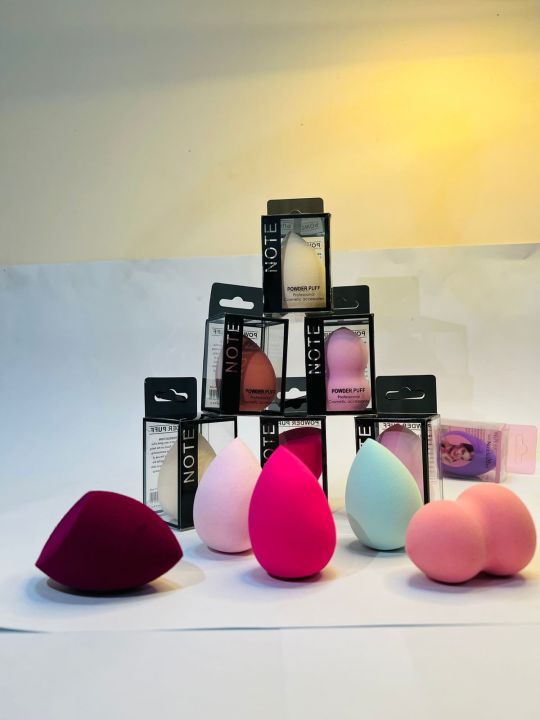 Note%20Beauty%20Blender%20Pack%20of%203%20Soft%20Makeup%20Sponge,%20Non-Latex%20Beauty%20Blenders,%20Foundation%20Blending%20Sponge,%20Cosmetic%20Facial%20Makeup%20Puff%20-%20Image%203