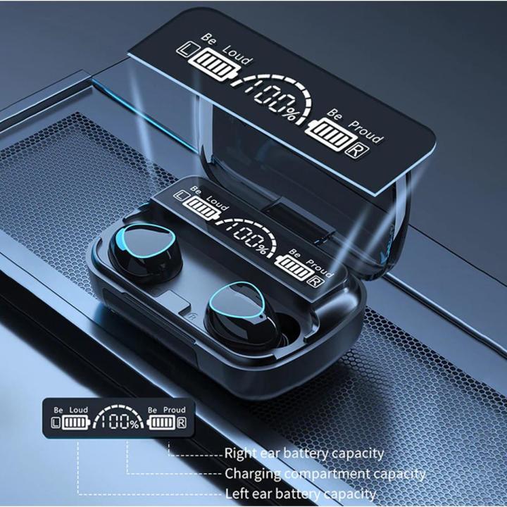 Original M10 & i7S Double Wireless Bluetooth  with Power Bank Earphones