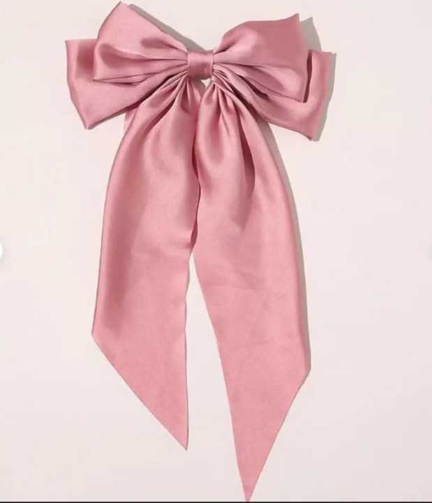 Big%20bow%20silk%20hair%20clip%20for%20woman%20Hair%20Ribbons%20for%20Stylish%20Girls%20-%20Image%204