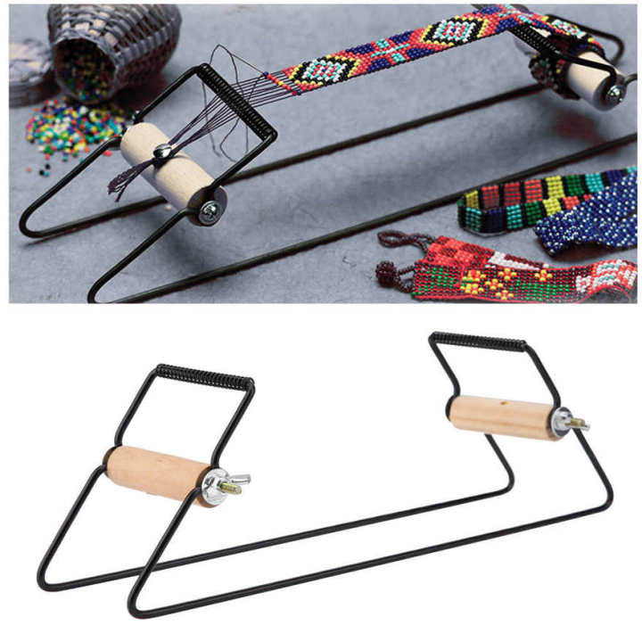 Beading Jewelry Wood Weaving Making Machine DIY Hand Knitting Bead Loom