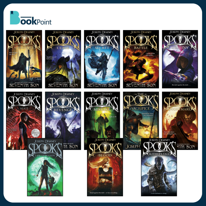 The Spooks Books 1 - 13 Complete Wardstone Chronicles Collection Set by Joseph Delaney | Bookpoint