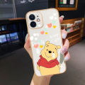 chenyyka For Huawei Y7A Case Thin New Design Side Edge Square Phone Cases Aesthetic Cartoon Winnie The Pooh Pattern Plating Silicone Casing Full Back Cover Camera Protection Shockproof Softcase. 