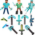 【NEW】 Foam Toy Sword Minecraft, Children's Size Role-Playing Accessory Series, Suitable For Video Game Fans And Above To Collect Gifts. 