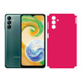 Back Paper For Samsung Galaxy A04s Self Adhesive Lamination Anti-Stain 0011 MAGENTA Sheet Wrap Cover. 