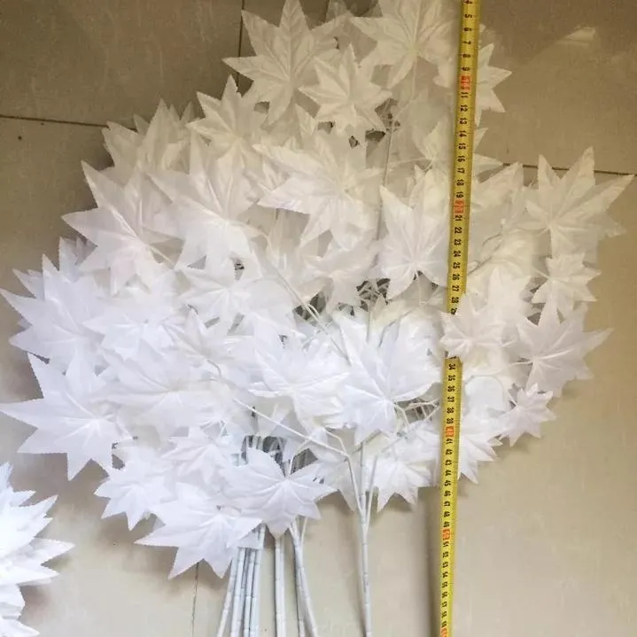Pack%20of%206%20piece%20simulation%20artificial%20%20white%20maple%20leaf%20leaves%20%20Decorative%20flower%20Party%20DIY%20Home%20Wedding%20Mall%20decoration%20Flower%20-%20Image%203