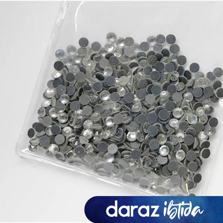 Glitter Round Crystal Rhinestones FlatBack Strass Sewing & Nail Art Decorations Jewelry Findings Handmade Accessories Making DIY Craft Supplies Mirror
