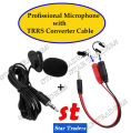 Collar Mic With 3.5mm Ctia Trrs Microphone Aux Cable Adapter Red. 