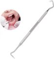 Professional Dental Tarter Scraper Tool Pick, Double Ended Tartar Plaque Remover for Teeth, Tooth Scraper - Added Tooth Cleaning at Home - 100% Stainless Steel, 6.5" Length (6.5 Inch (Pack of 1)). 