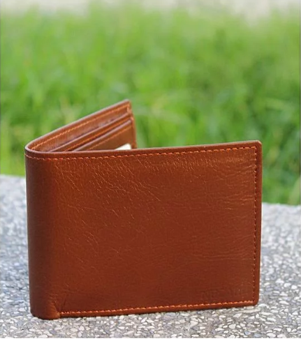 Mens Wallet Top Quality Genuine Leather Wallet For Men - 1Pc - Black/Brown