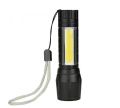 Portable Mini Led Flashlight Zoom Torch Built In Battery USB Rechargeable Lamp Adjustable Retractable Penlight For Outdoor Zoomable Tourch Metal COB Flash Light Tourch | Mini LED Flash Light | Rechargeable Small LED Work Flash Tourch Light Lucky LED Recha. 