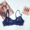 Pack Of 2 Non-Padded & Non-Wired Full Cover Full Net Transparent Bra A486. 