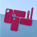 Caseit Rose Red Apple Iphone Case, Soft Silicone Back Rose Red Cover, for all Iphone Models. 