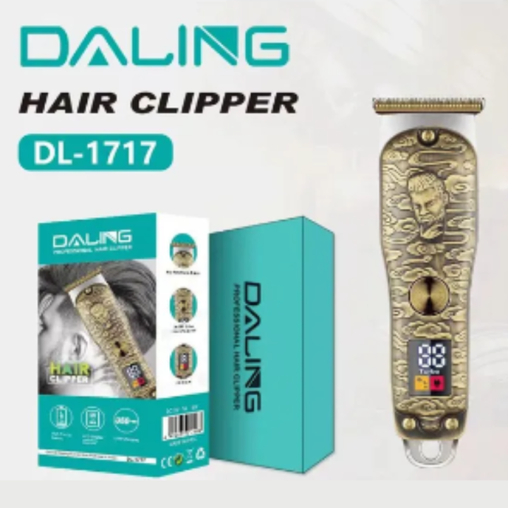 DALING DL-1717 Professional Hair Clipper CORDLESS RECHARGEABLE 2 HOURS BATTERY LIFE alph trader 5
