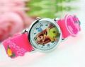 Barbie Watch with Silicone Band Barbie Character | Hot selling 3D Barbie Strap Baby Girls Watch. 