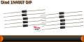 20pcs 1n4007 Diode rectifier PN Junction diode. 