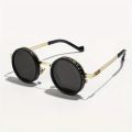 Men'S Adjustable HD Anti-Glare Sunglasses - High-Quality Protection, Round Frame, 3-in-1 Anti-UV, Anti-Glare, Anti-Exposure, Professional & Casual Use, Stylish Eyewear, Durable Eyewear. 
