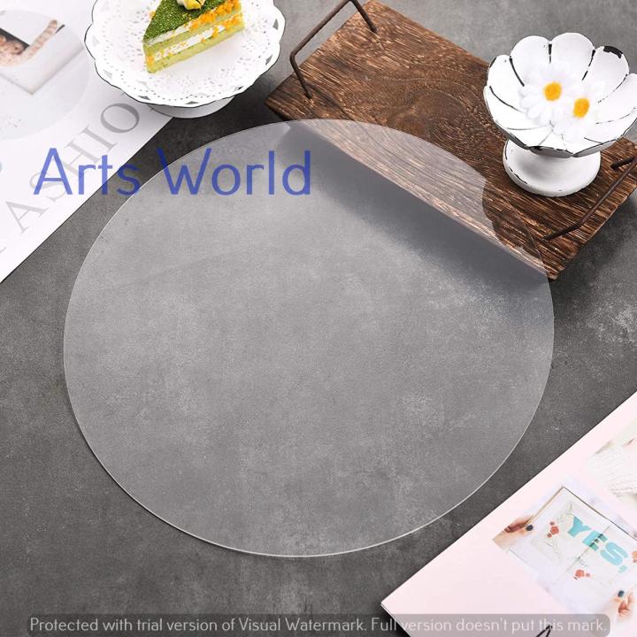11 Inches Round Circle Plastic Acrylic Sheet Transparent -3mm Plexiglass Board