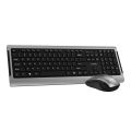 wireless keyboard and mouse Famor CS 100 wireless 2.4GHz keyboard & mouse metallic grey keyboard soft buttons with 5D 1600 DPI high grade mouse. 