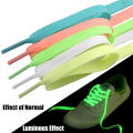 YUNTOUNIAO 1 pair luminous shoelaces for kid sneakers men women sports shoes laces glow in the dark night shoestrings reflective shoelaces. 