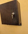 wall Hanging wooden first aid box Security locker plus keys holder. 