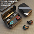 New M10 M04 Stereo Wireless Bluetooth Headset air pod handfree earbuds airdots Hanging Ear Unisex Driving Can Answer The Phone Long Standby 1 Minute Fast Charge Single Headsr. 