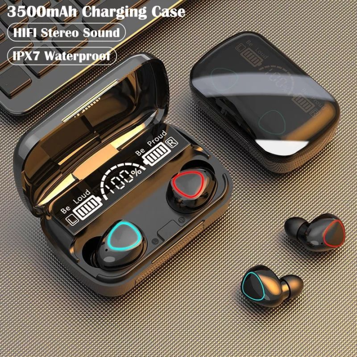 New%20M10%20M04%20Stereo%20Wireless%20Bluetooth%20Headset%20air%20pod%20handfree%20earbuds%20airdots%20Hanging%20Ear%20Unisex%20Driving%20Can%20Answer%20The%20Phone%20Long%20Standby%201%20Minute%20Fast%20Charge%20Single%20Headsr%20-%20Image%209