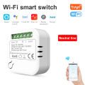 BBOOM【In stock】 MINI Wifi Smart Switch Timer Wireless Switches Support 2 ways Support Different Switches Smart Home Automation Compatible with Smart Life Alexa Google Home Smartthings High quality plug and play. 