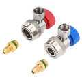 R134 A/C Low/High Quick Connector Air Conditioning Coupler Adapter with. 