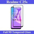 Realme C25s Full Screen 9D Tempered Glass. 