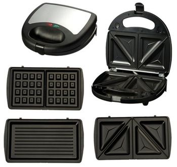Seco 3 In 1 Electric Switchable Multifunctional Sandwich Maker