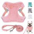 Soft Padded Chihuahua Yorkie Dog Cat Harness Leash Set Warm Winter Pets Puppy Clothes Pug French Bulldog Clothing For Small Dogs - White - S. 