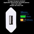 EU Plug USB Travel Wall Charger 5V 1A Power Adapter For Apple iPhone Samsung Xiaomi Google Universal EU Quick Charger Plug. 
