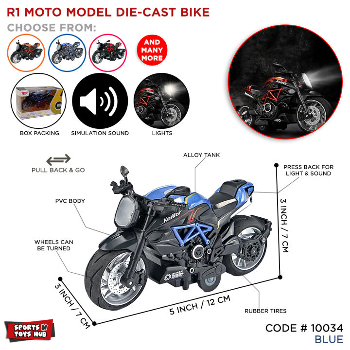 Diecast Model Metal Heavy Bikes Collections. R1 Classical Moto Diecast Bike Agusta Model Motorcycle Toys For Kids Die Cast Collectible Vehicles Mini Sports Bike With Sound Pull Back Function Toy Collectors Special Edition Children Race Vehicle For Girls B