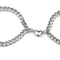 Couple Bracelet Magnetic Half Heart Matching Couple Bangles. 