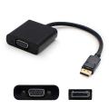 Rankie DisplayPort (DP) to VGA Adapter, 1080P Full HD Coverter, Black. 