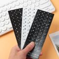 Wear-resistant Desktop Computer Laptop Alphabet Layout Keyboard Stickers Hebrew Letter Label Sticker. 