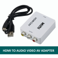HDMI To Audio Video AV Adapter. 