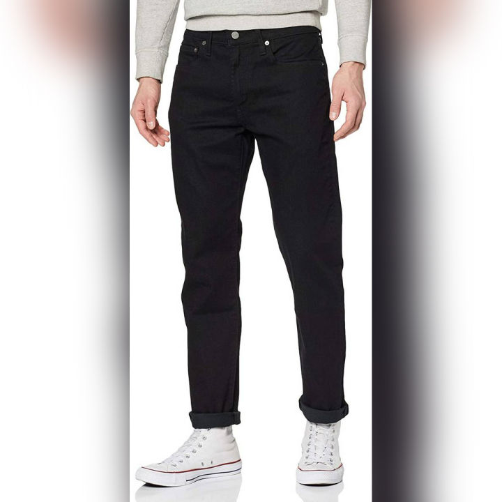 Men's Jeans Slim-Fit Jeans for Men in Black Color