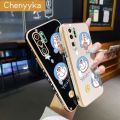 chenyyka For Huawei P30 Pro Case Cartoon Fashion Doraemon New Design Side Design Phone Cases Pattern Luxury Plating Casing Full Cover Camera Shockproof Protection SoftCases. 