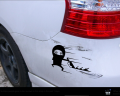 Car scratch Customized Coverup Ninja Decal Sticker 5 Inches. 
